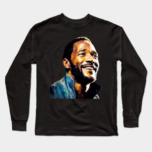 Marvin Gaye Smile Long Sleeve T-Shirt